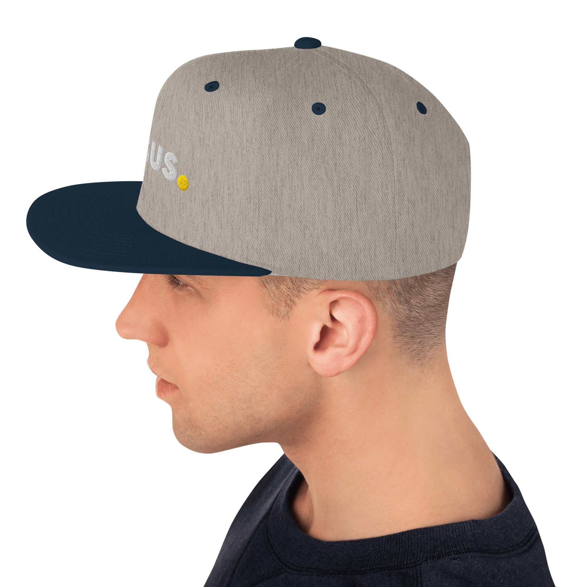 #Color_Heather Gray/Navy