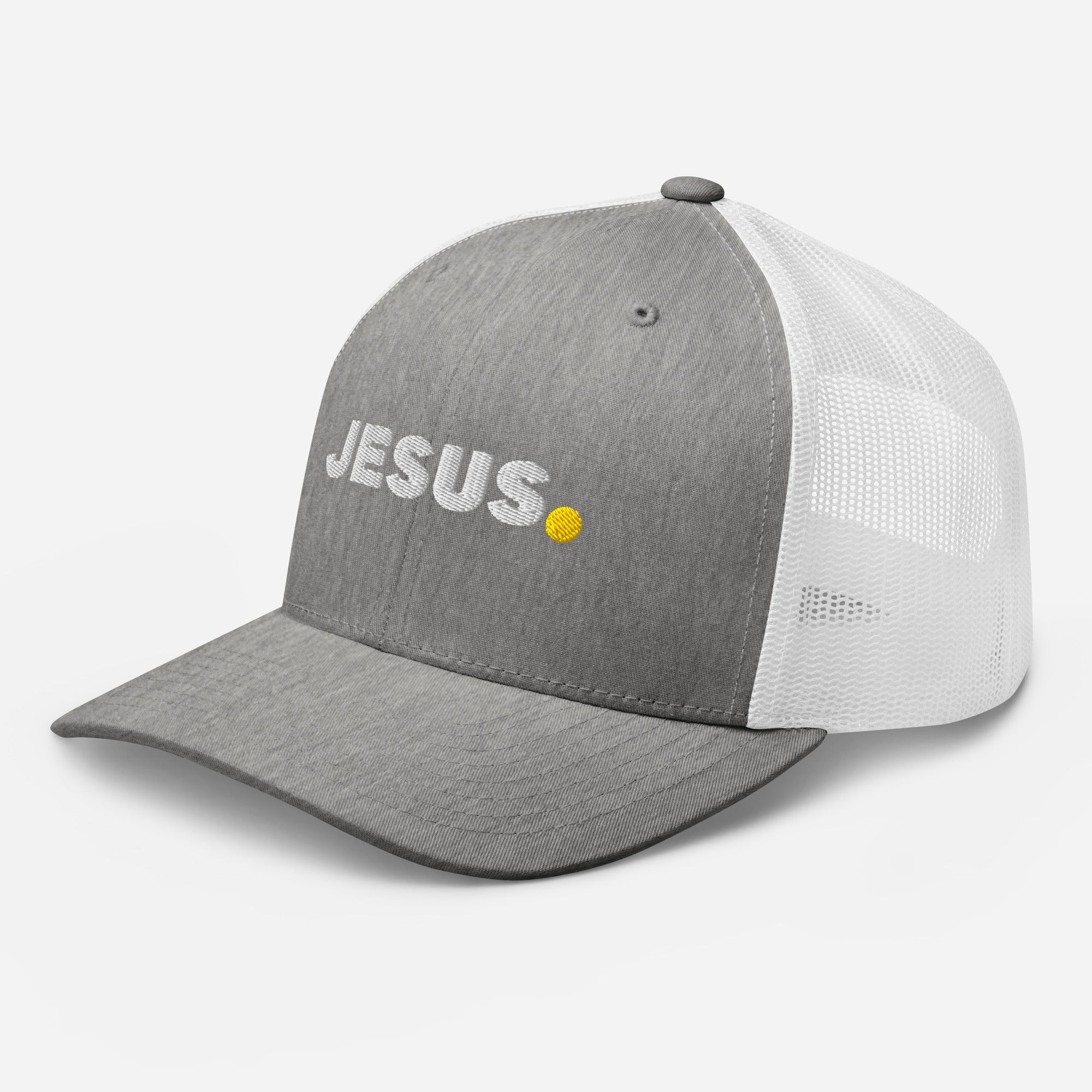 #Color_Heather Gray/White Mesh