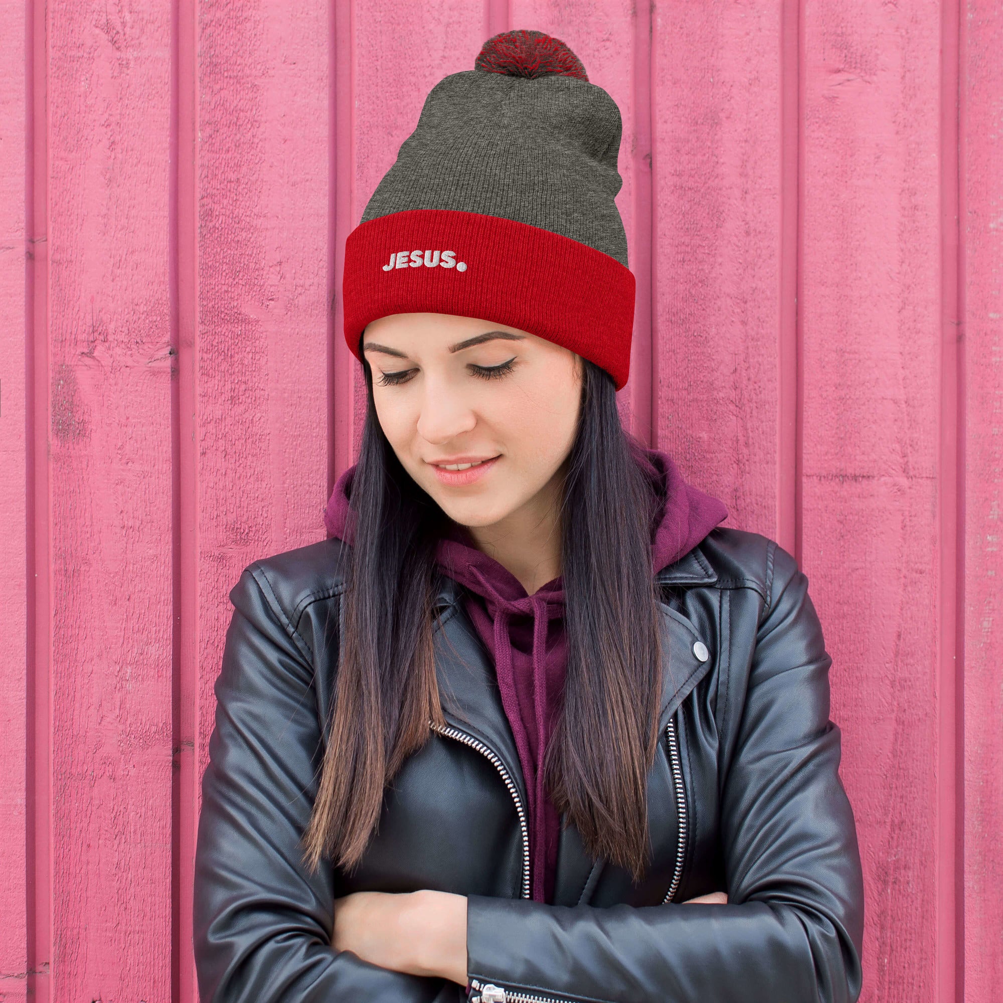 #Color_Red/Dark Heather Grey