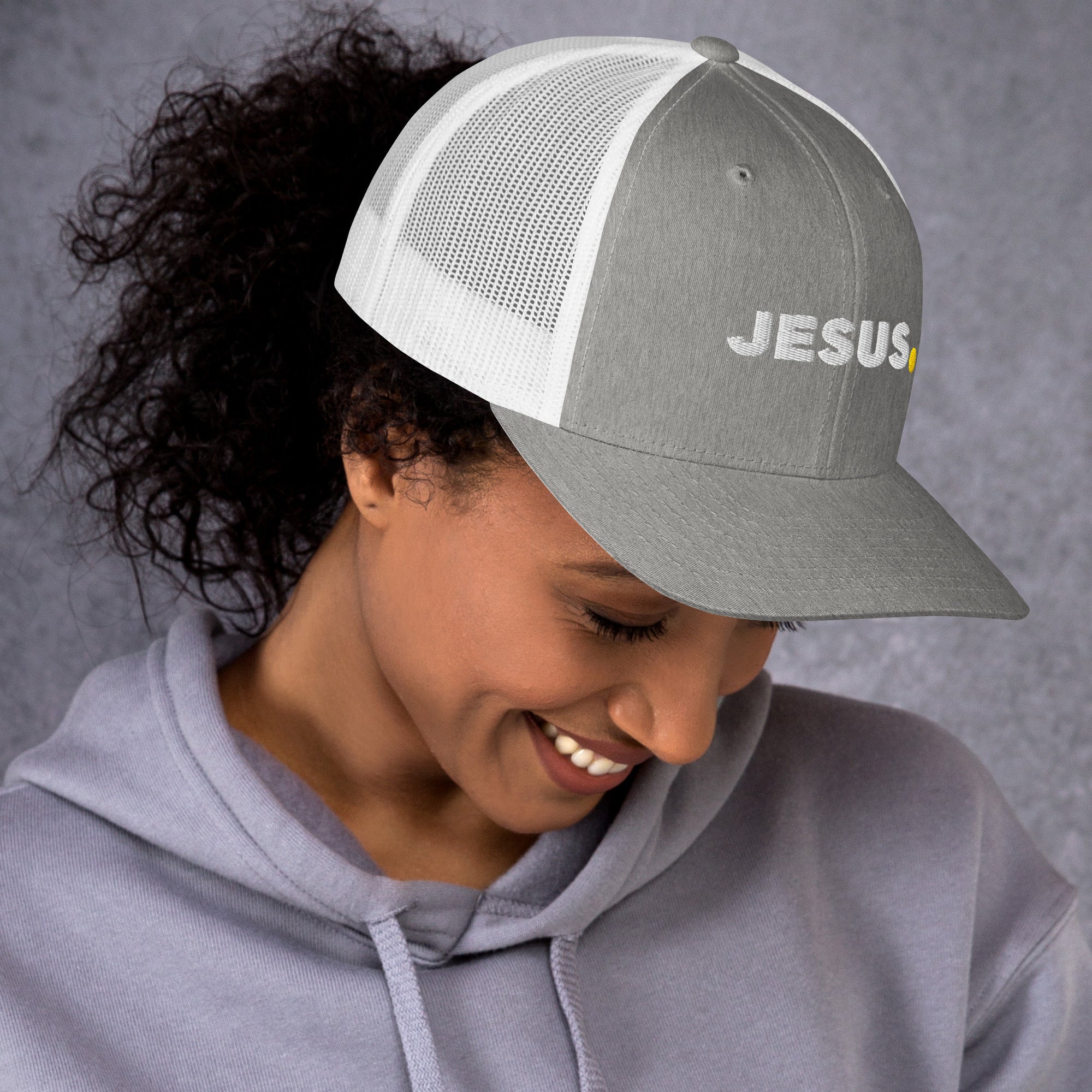 #Color_Heather Gray/White Mesh
