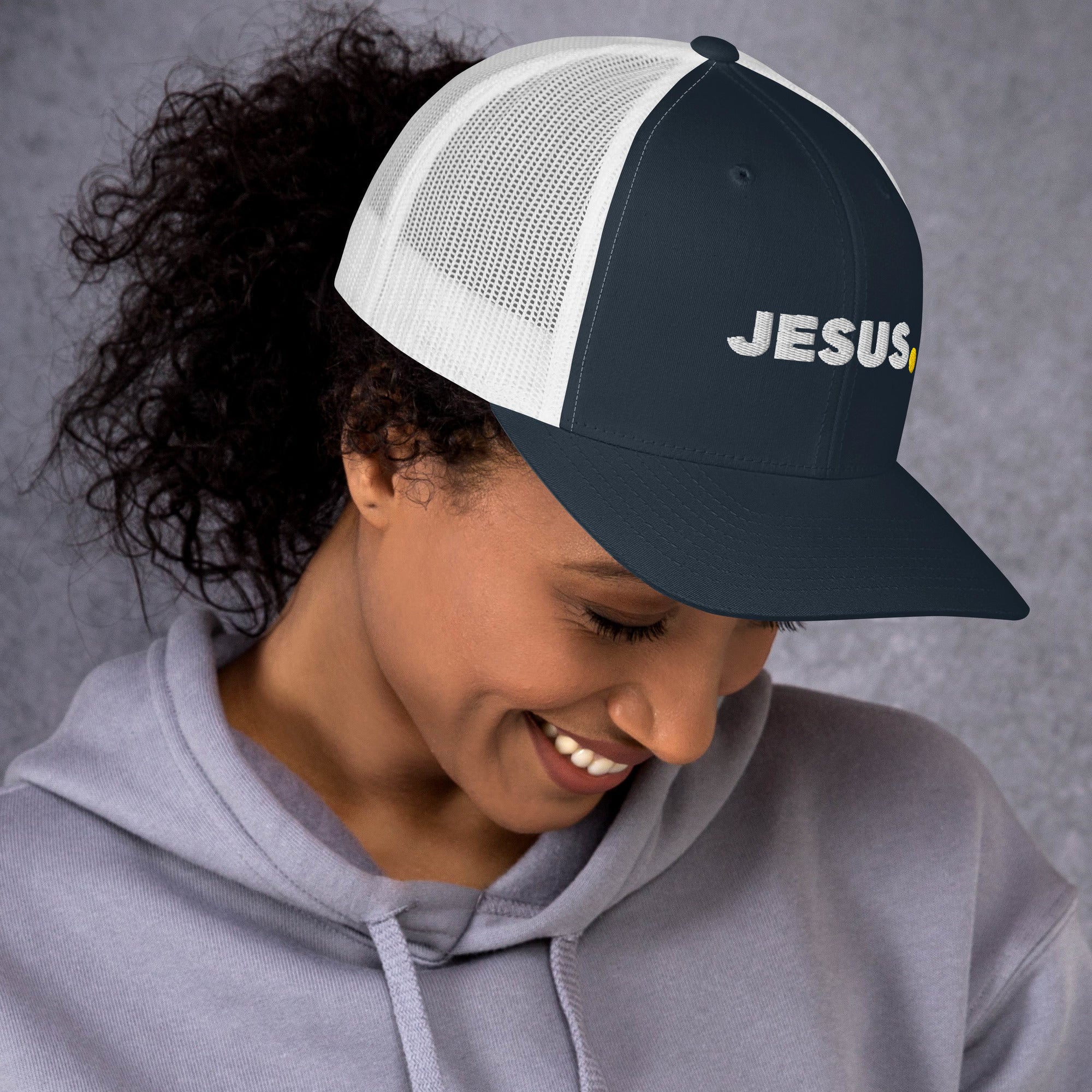 #Color_Navy/White Mesh